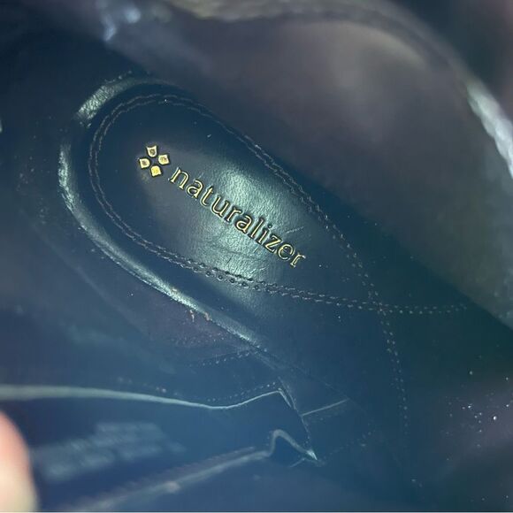 Naturalizer Marloe Brown Distressed Booties - 8M women - Picture 9 of 16